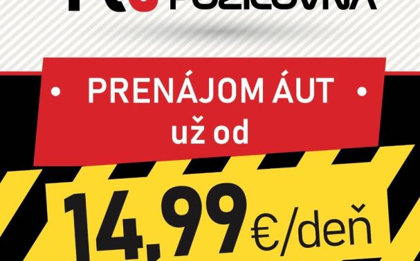 Autopožičovňa Vranov,Humenné,Michalovce,Prešov,Košice